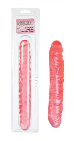 Gel Veined Double Dong 12"