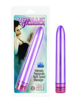 Metallic Shimmers 6 inch Vibrator - Pink