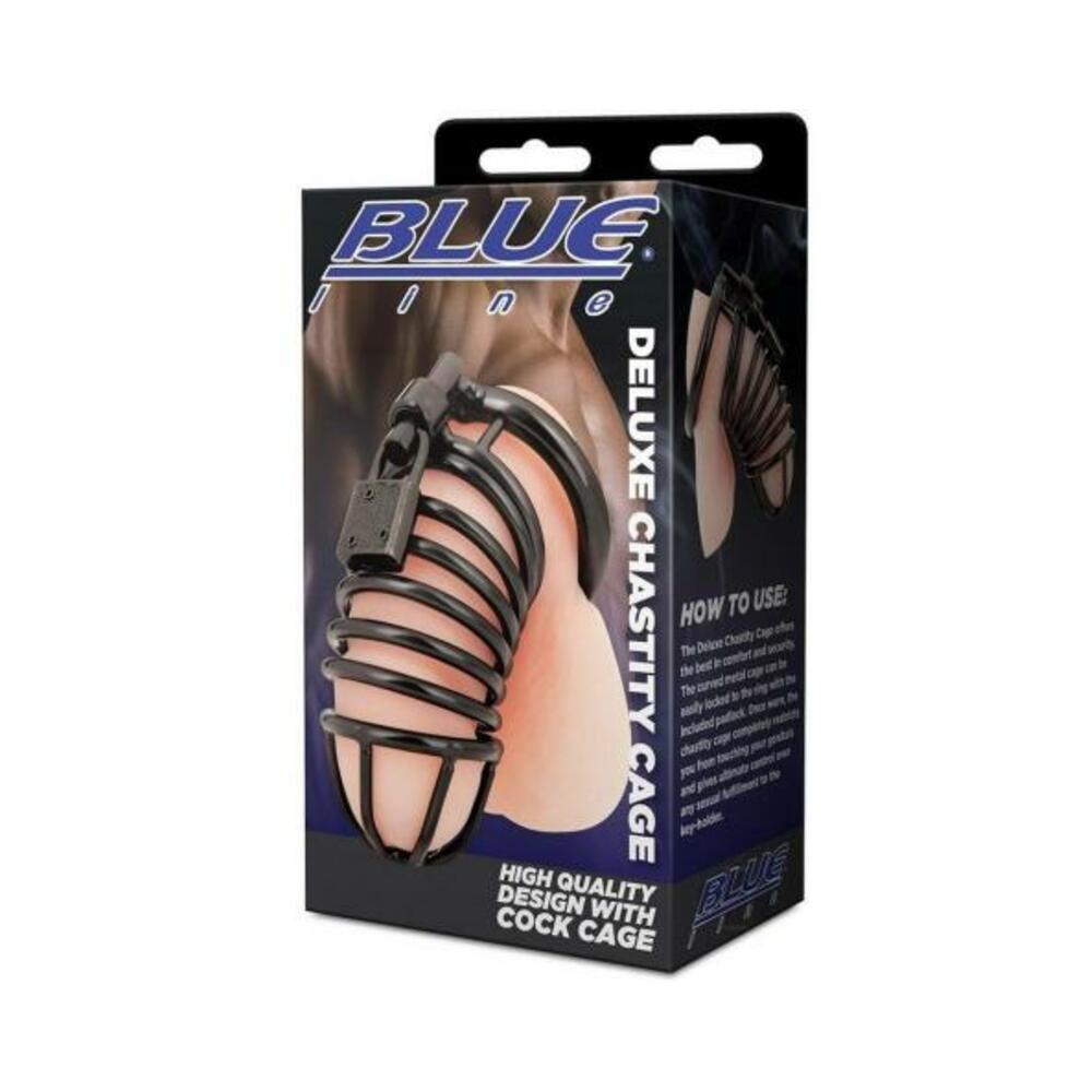 Deluxe Chastity Cage Black