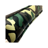 Sensual Sin Leather Padded Ankle Cuffs Camo Piping