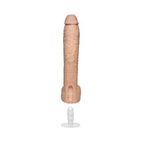 The Naturals 12 inches Dong With Balls Beige