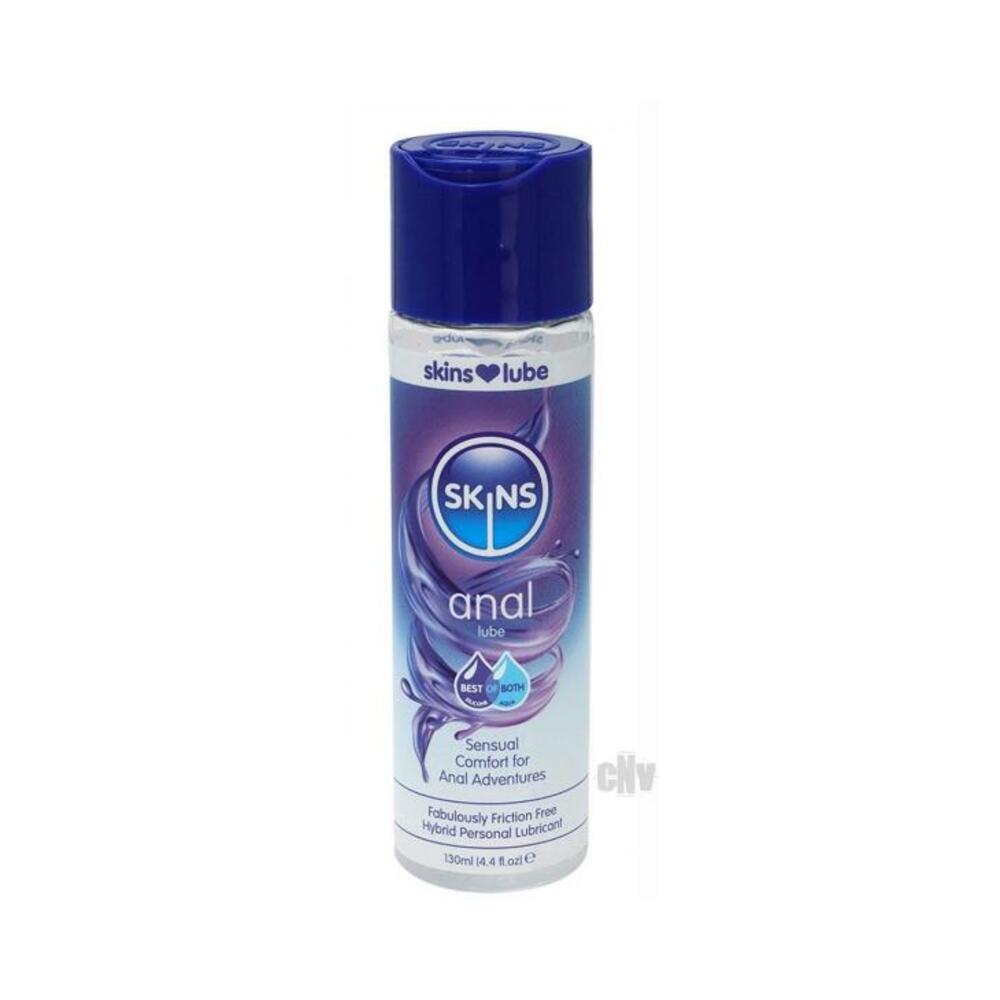 Skins Anal Lube bottle on a white background