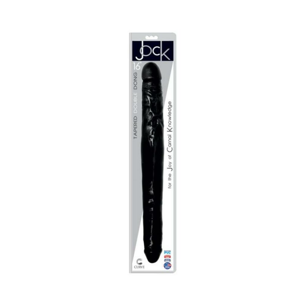 Jock Tapered Double Dong 16 Black