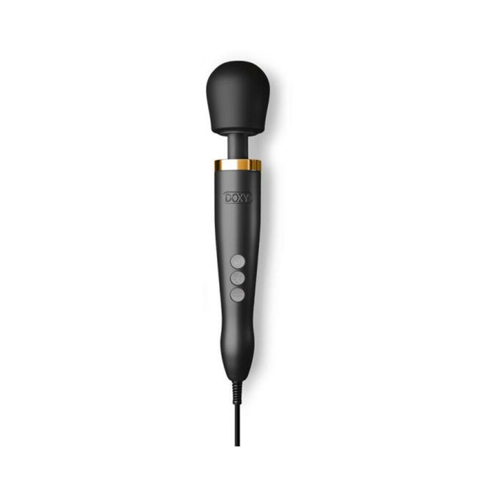 Doxy Die Cast Wand Matte Black & 24k Gold