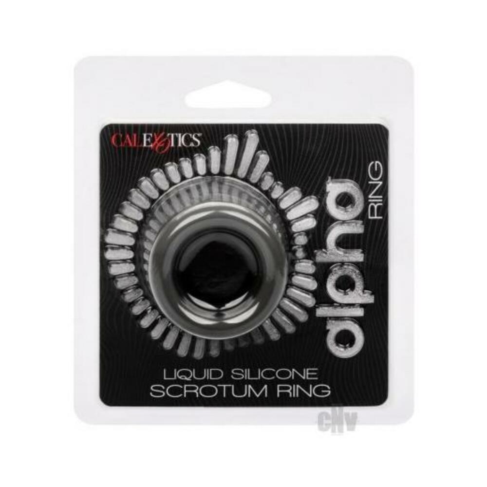 Alpha Liquid Silicone Scrotum Ring Gray