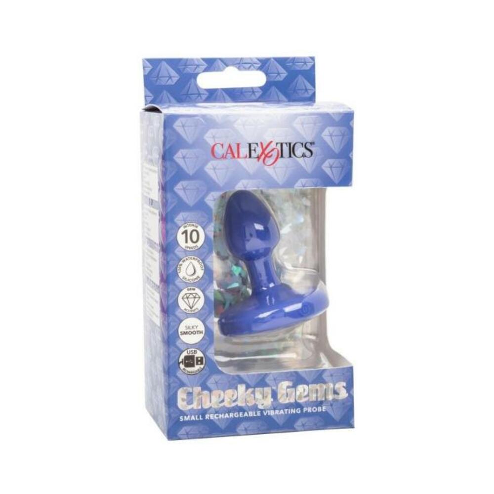 Cheeky Gems Recharge Vibe Probe Sm Blu