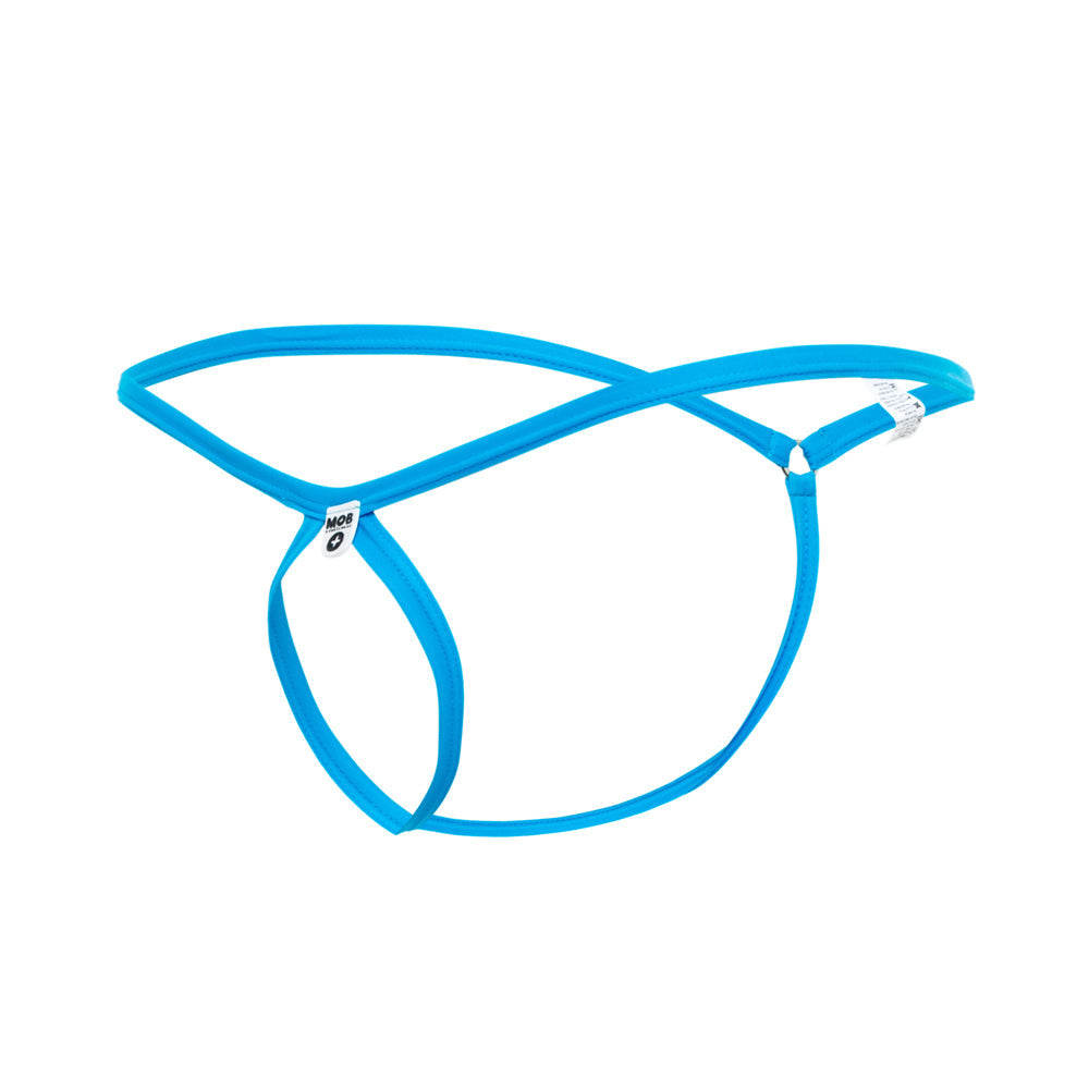 Blue men's underwear on a white background