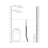 Ouch! Urethral Sounding - Metal Dilator - Curved - 10 Mm