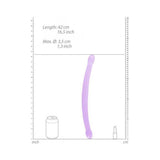 Realrock Non Realistic Double Dong 17in Purple