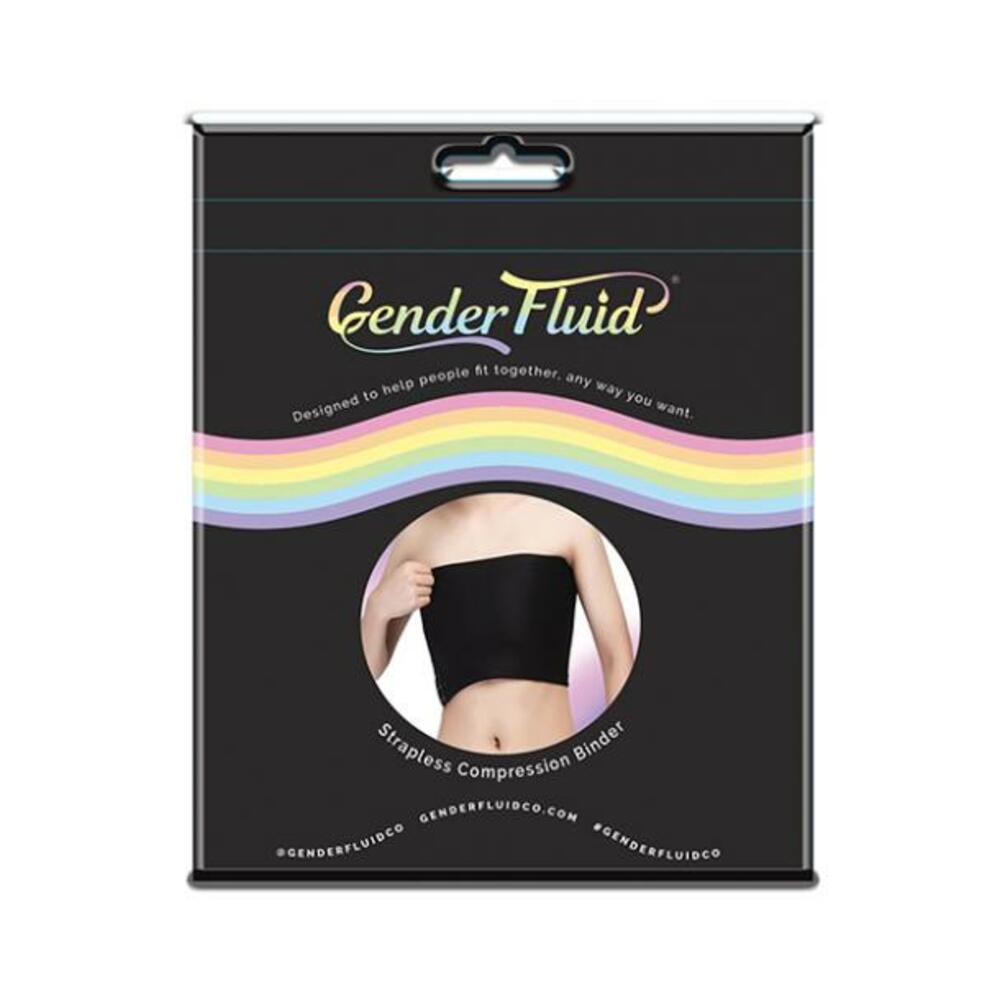 Gender Fluid Strapless Chest Compression Binder - Xxxl Black