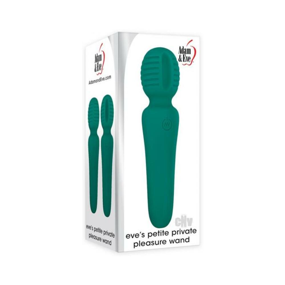 A&e Eve's Petite Private Pleasure Wand Silicon Rechargeable Green
