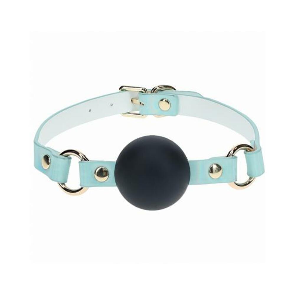 Ouch! Paris Collection Silicone Ball Gag Blue