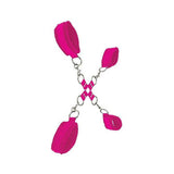 Ouch Velcro Hand/leg Cuffs Pink