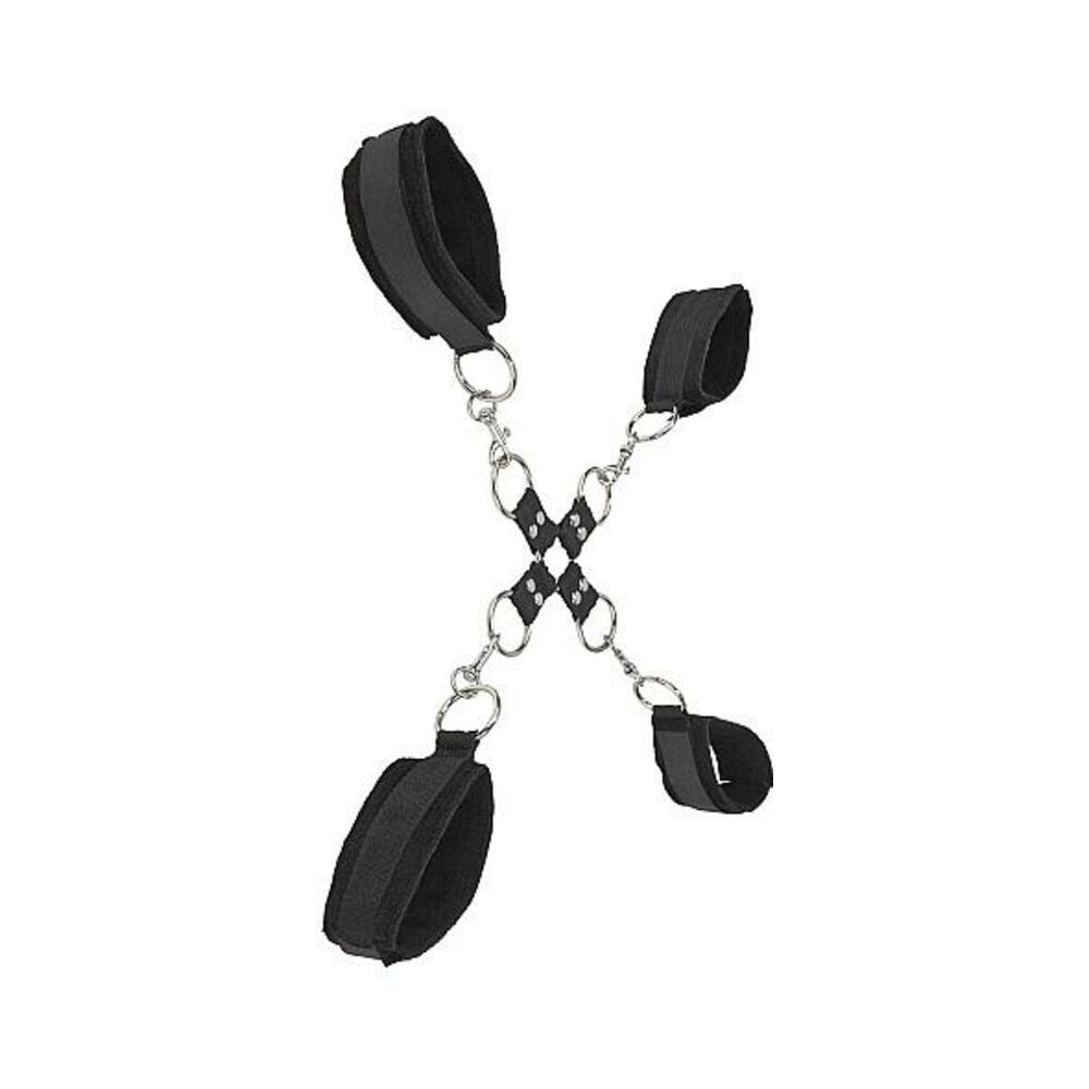 Ouch Velcro Hand/leg Cuffs Black
