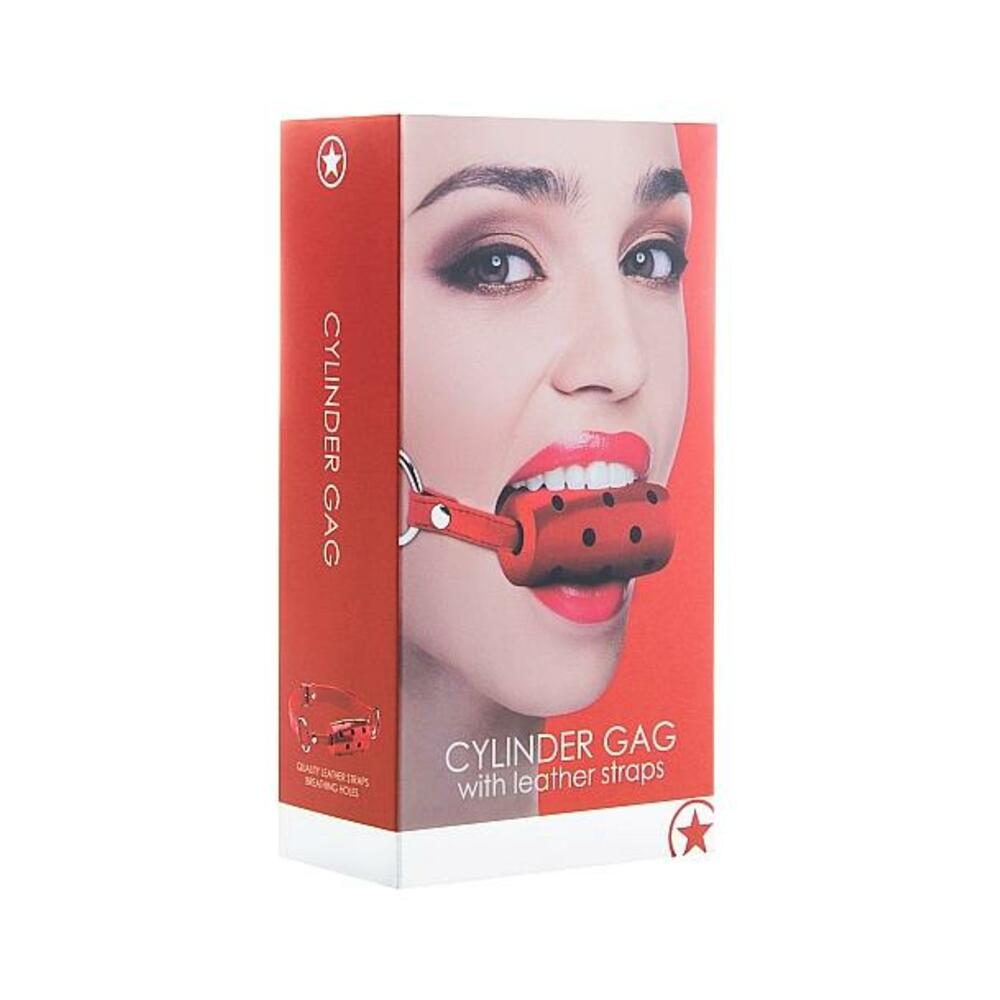 Ouch Cylinder Gag Red