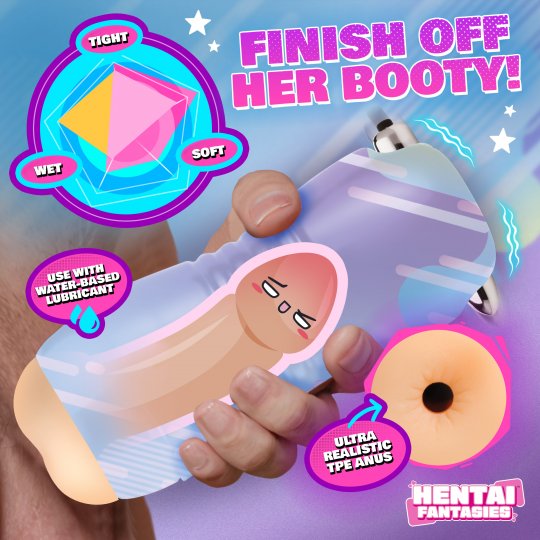 Haruka the Gamer Girl Vibrating Ass Stroker