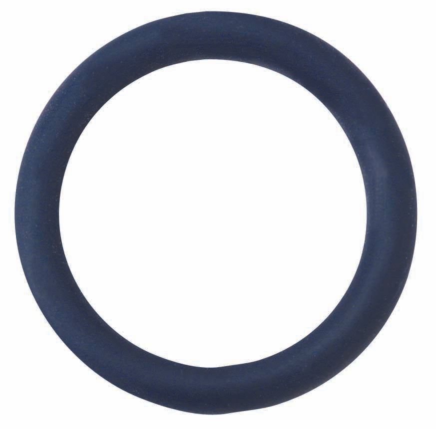 Spartacus 1.25 Rubber Cock Ring -  Blue