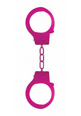 Ouch Beginners Handcuffs Metal Pink