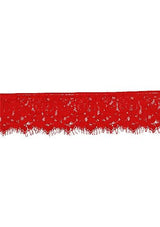 Mystère Lace Mask - Red