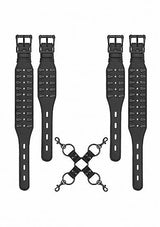 Ouch! Skulls & Bones Hogtie With Skulls Black