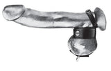 C & B Gear Cock Ring with Ball Stretcher 1 inch Black