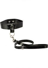 Bound By Diamonds Diamond Leash and Collar Set Black