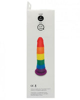 Pride Dildo Realistic Silicone Rainbow