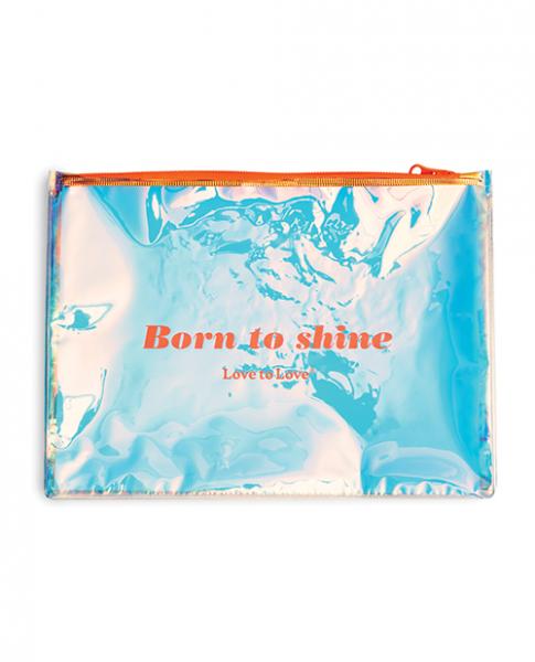 =love To Love Born To Shine Pouch - Vivid Orange