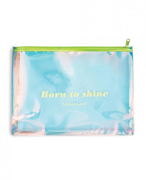 =love To Love Born To Shine Pouch - Acid Yellow