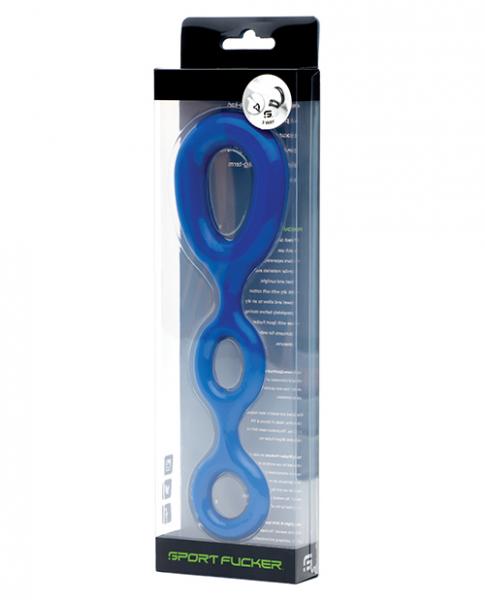 Sport F*cker 3 Way Blue Cock, Ball Ring