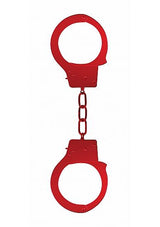 Ouch Beginners Handcuffs Metal Red