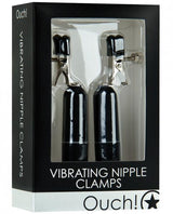 Ouch! Vibrating Nipple Clamps Black