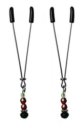 Sexperiments Ruby Black Nipple Clamps