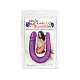 Lucky Lady Dual Stimulator Purple Double Dong