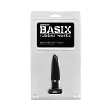 Basix Rubber Beginners Butt Plug Black