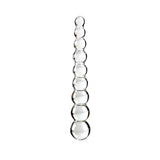 Icicles No 2 Glass Anal Beads Clear