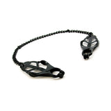 H2H Nipple Clamps Jaws W/Chain (Black)