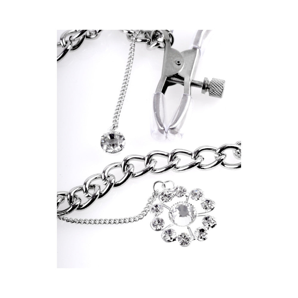 Fetish Fantasy Crystal Nipple Clamps