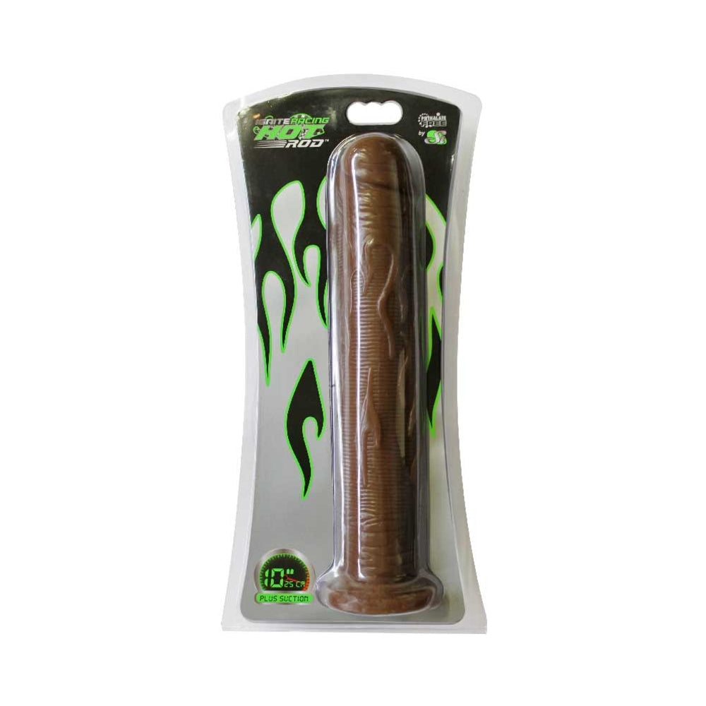 SI 10In Hot Rod w/Suction Cup Brown