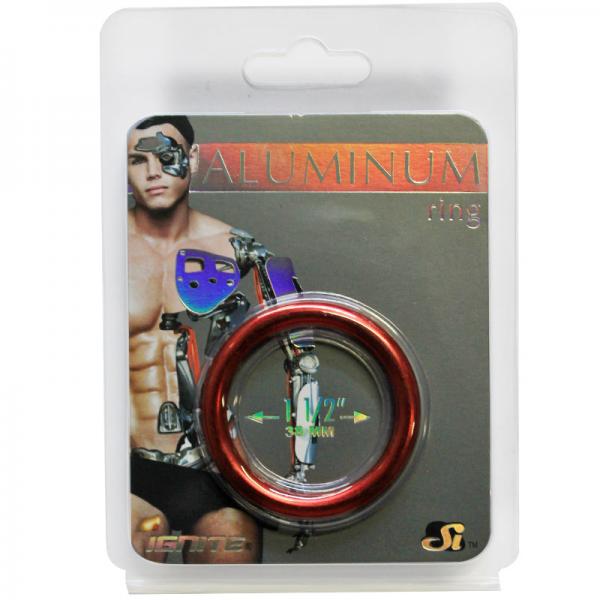 Aluminum Ring - Hellfire Red 1.5"