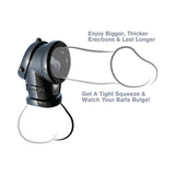 Fantasy C-Ringz Cock Pipe Ball Stretcher Black