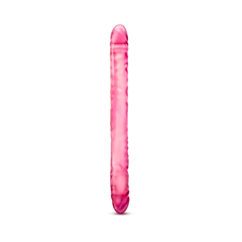 B Yours - 18in Double Dildo - Pink