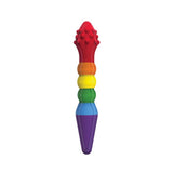 Rainbow Knob Job Dildo