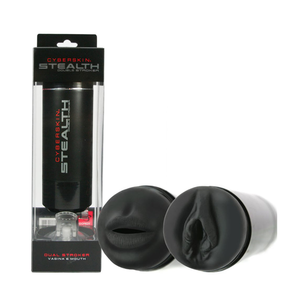 CyberSkin Stealth Dual Stroker Mouth&Ass