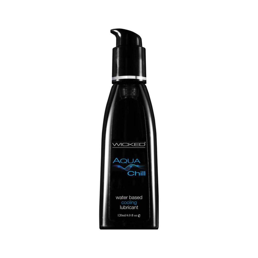 Wicked Aqua Chill Waterbased Cooling Sensation Lubricant 4oz
