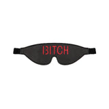 Ouch! Blindfold - BITCH - Black