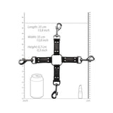 Ouch! Pain - Saddle Leather 4-way Hogtie Cross