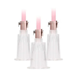 Pumped - Clitoral & Nipple Pump Set Large - Rose
