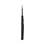 Sparkling Round Metal Handle Leather Flogger