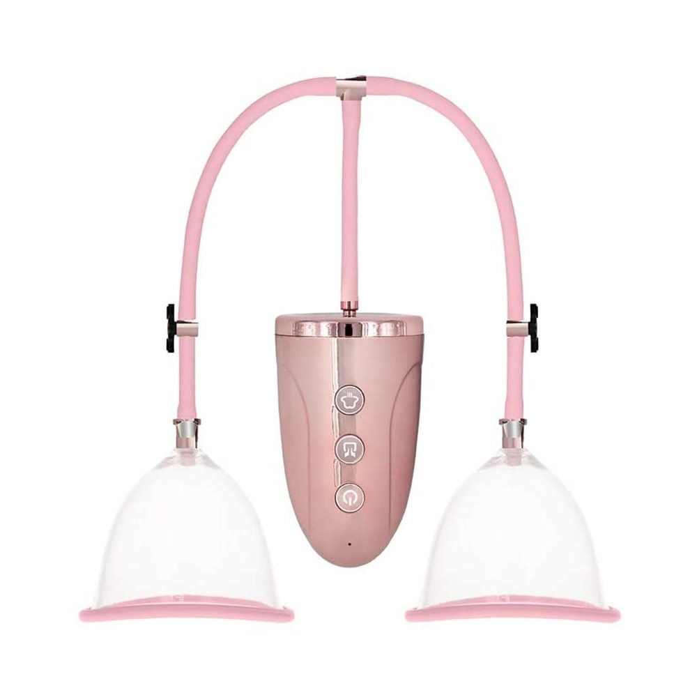Automatic Rechargeable Breast Pump Set - Medium - Pink
